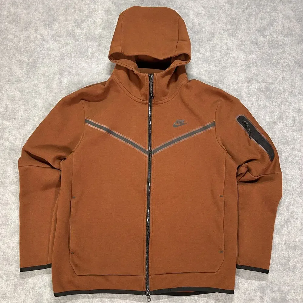 Nike Sportswear Tech Fleece Windrunner Full Zip Hoodie Mens Large CU4489-259